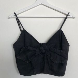 AG Denim Cropped Tank